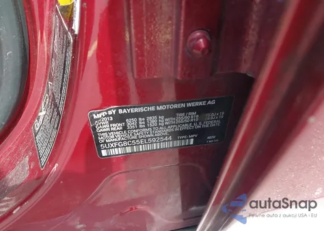 2014 BMW X6 xDrive50I из США, поврежденный, VIN 5UXFG8C55EL592544